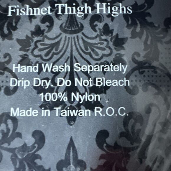 Red Fishnet thigh high stockings Leg Avenue Costume Sexy - Picture 8 of 9